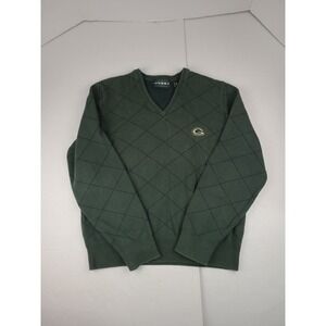 Vintage Green Bay Packers Tundra Sweater Men's Small‎ V Neck NFL Formal Pattern